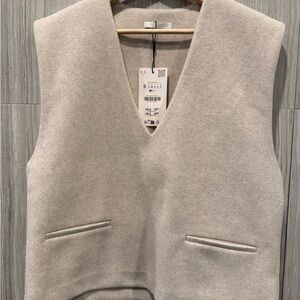Zara Women's Cream Vest